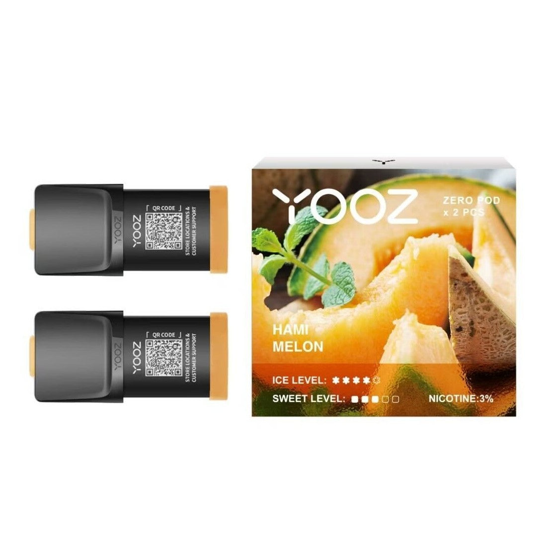 【完熟メロン】YOOZニコチンポッド 4個入