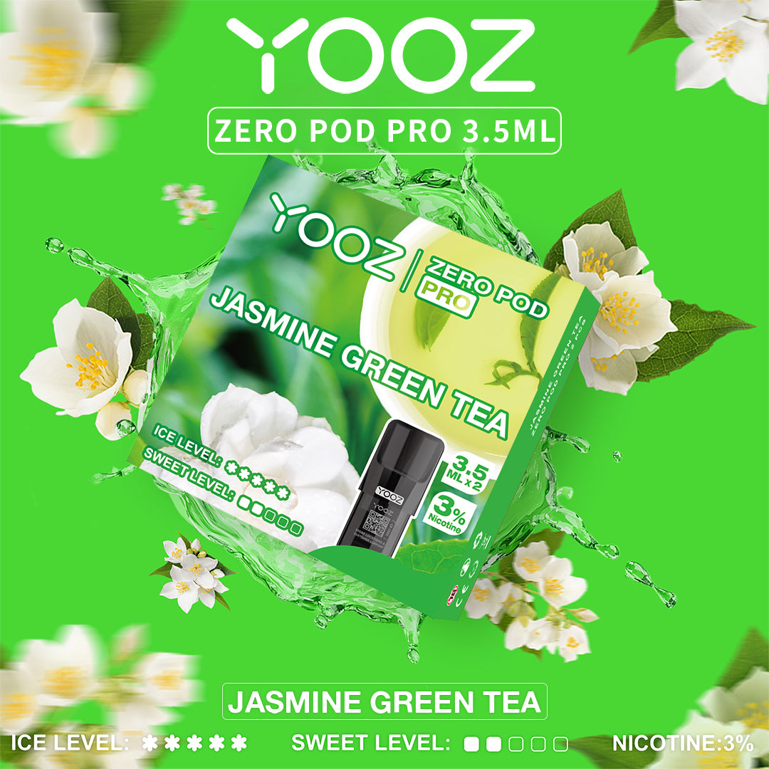 【ジャスミングリーンティー】YOOZニコチンポッド PRO 4個入