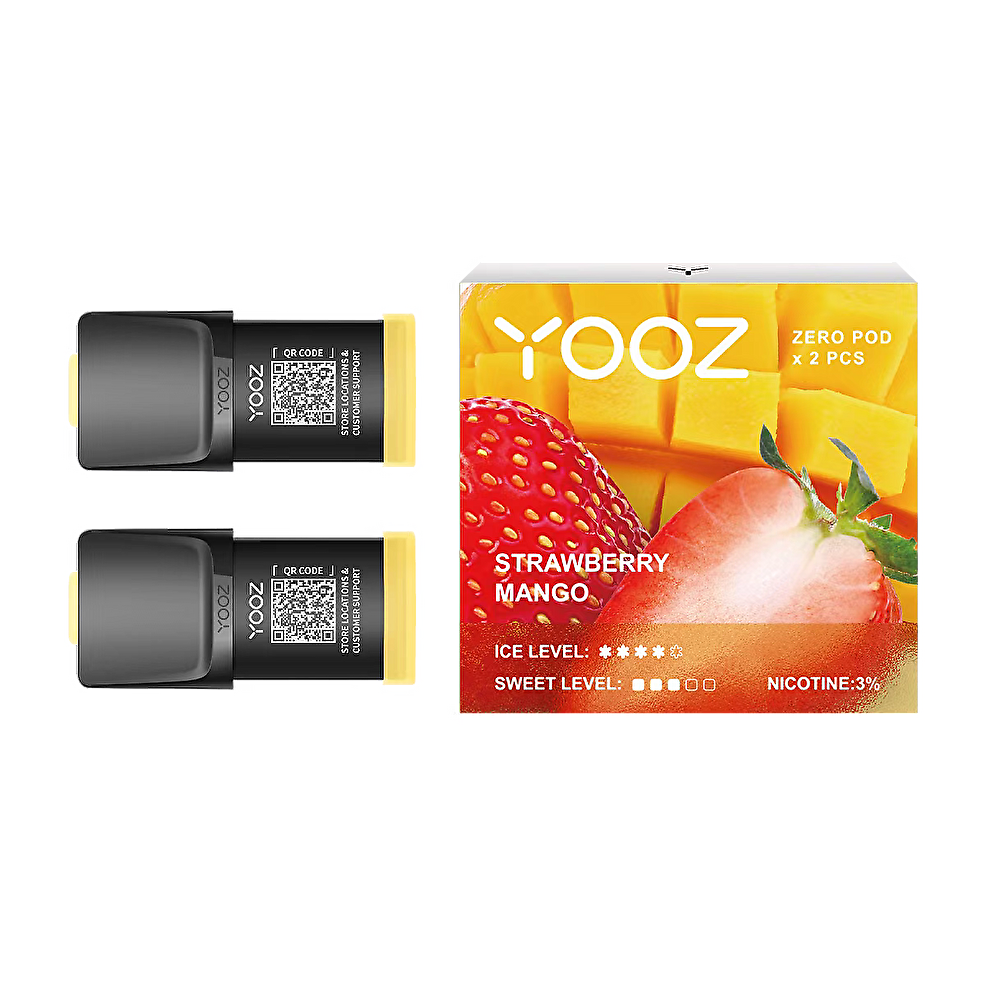【ストロベリーマンゴー】YOOZニコチンポッド 4個入