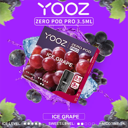 【アイスグレープ】YOOZニコチンポッド PRO 4個入
