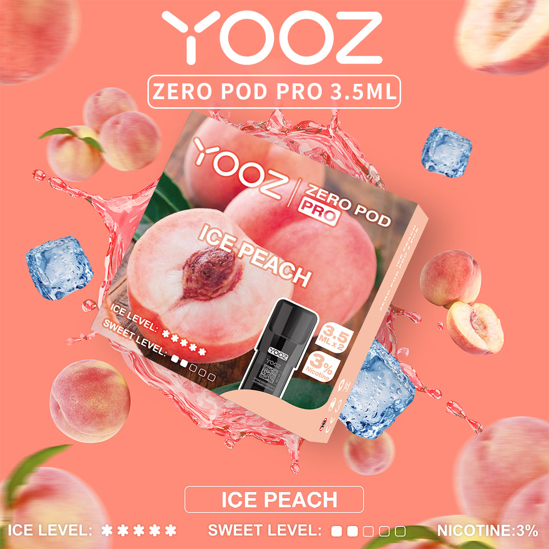 【アイスピーチ】YOOZニコチンポッド PRO 4個入