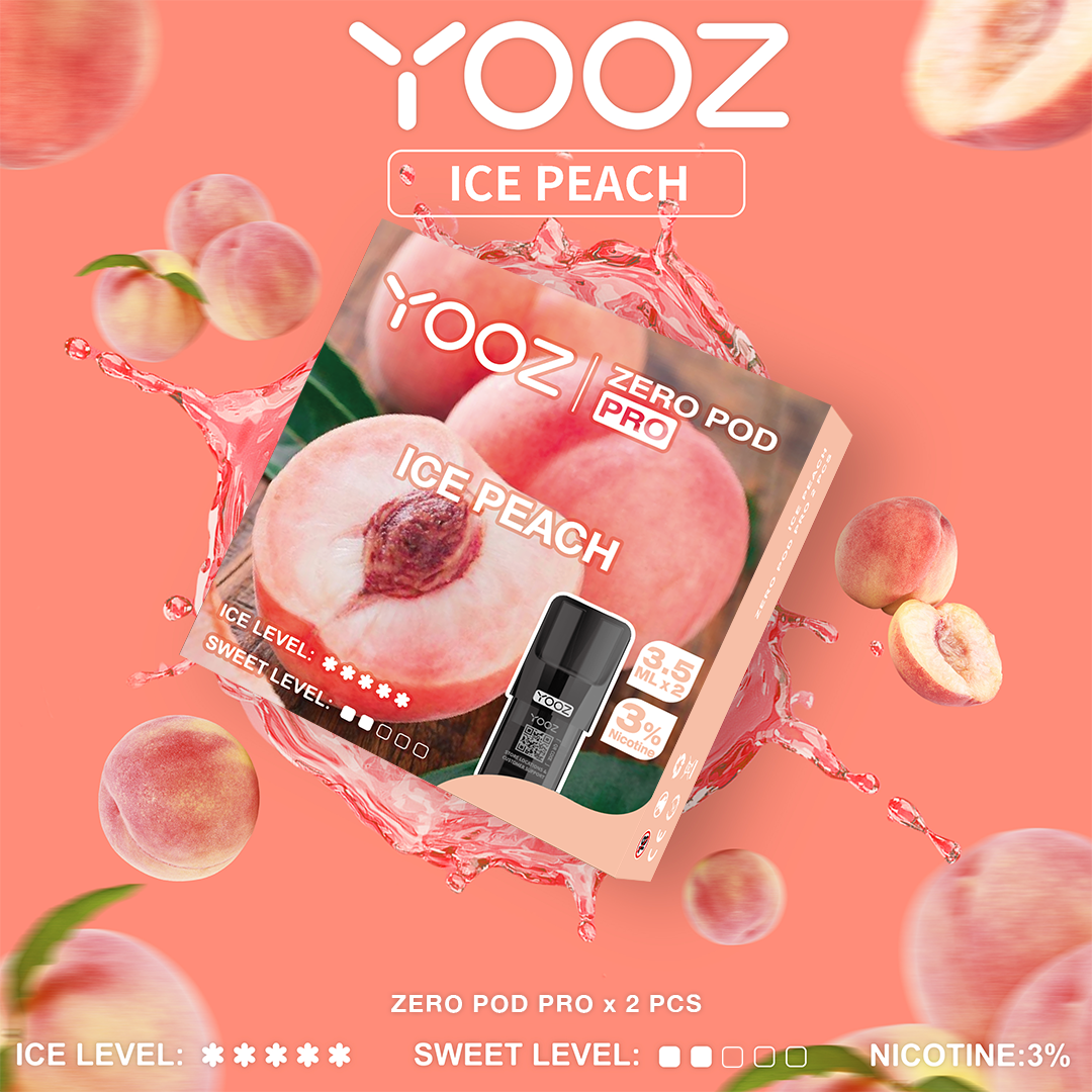 【アイスピーチ】YOOZニコチンポッド PRO 4個入