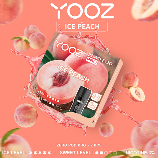【アイスピーチ】YOOZニコチンポッド PRO 4個入