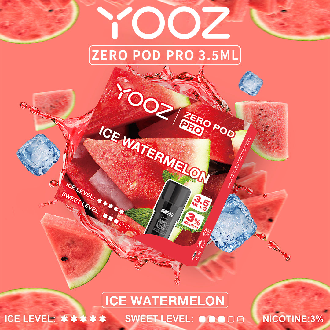 【スイカ】YOOZニコチンポッド PRO 4個入