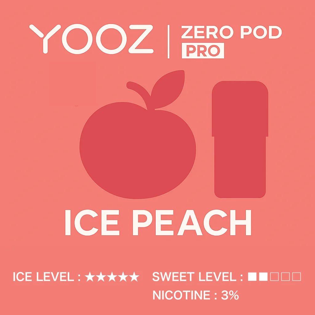 【アイスピーチ】YOOZニコチンポッド PRO 4個入