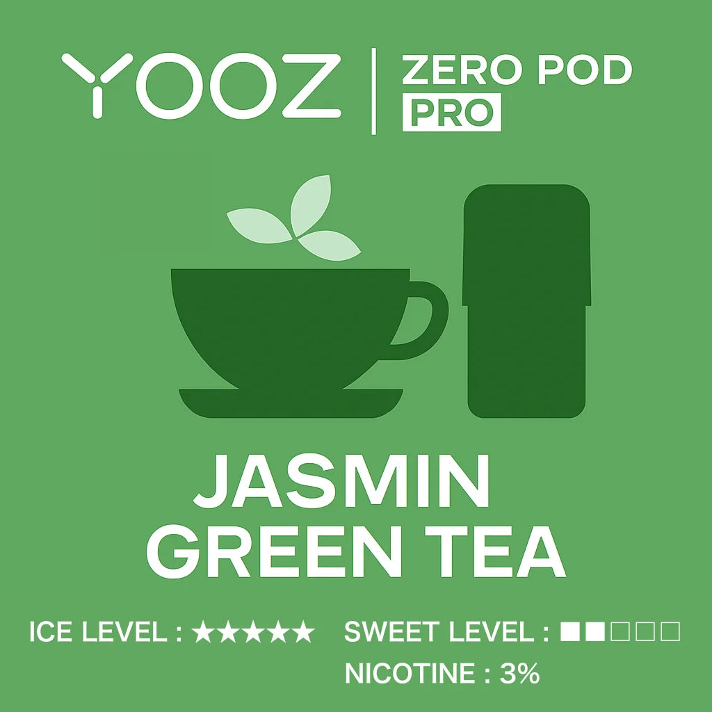 【ジャスミングリーンティー】YOOZニコチンポッド PRO 4個入