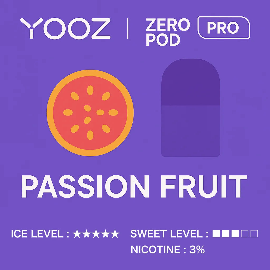 【パッションフルーツ】YOOZニコチンポッド PRO 4個入