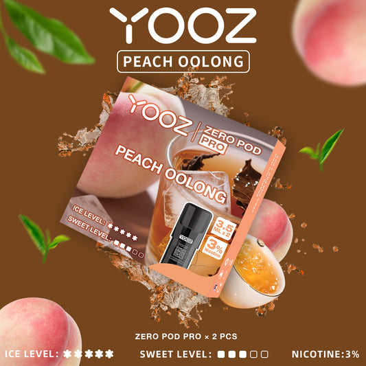 【ピーチウーロン】YOOZニコチンポッド PRO 4個入