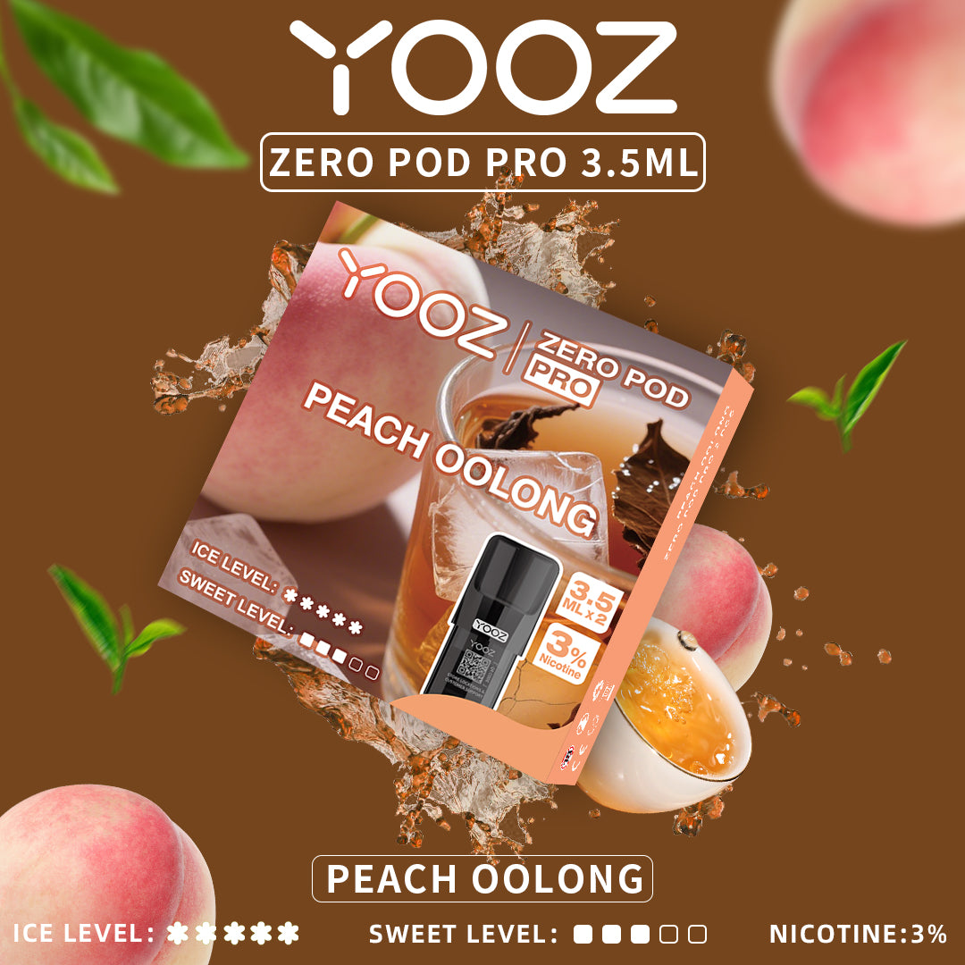 【ピーチウーロン】YOOZニコチンポッド PRO 4個入