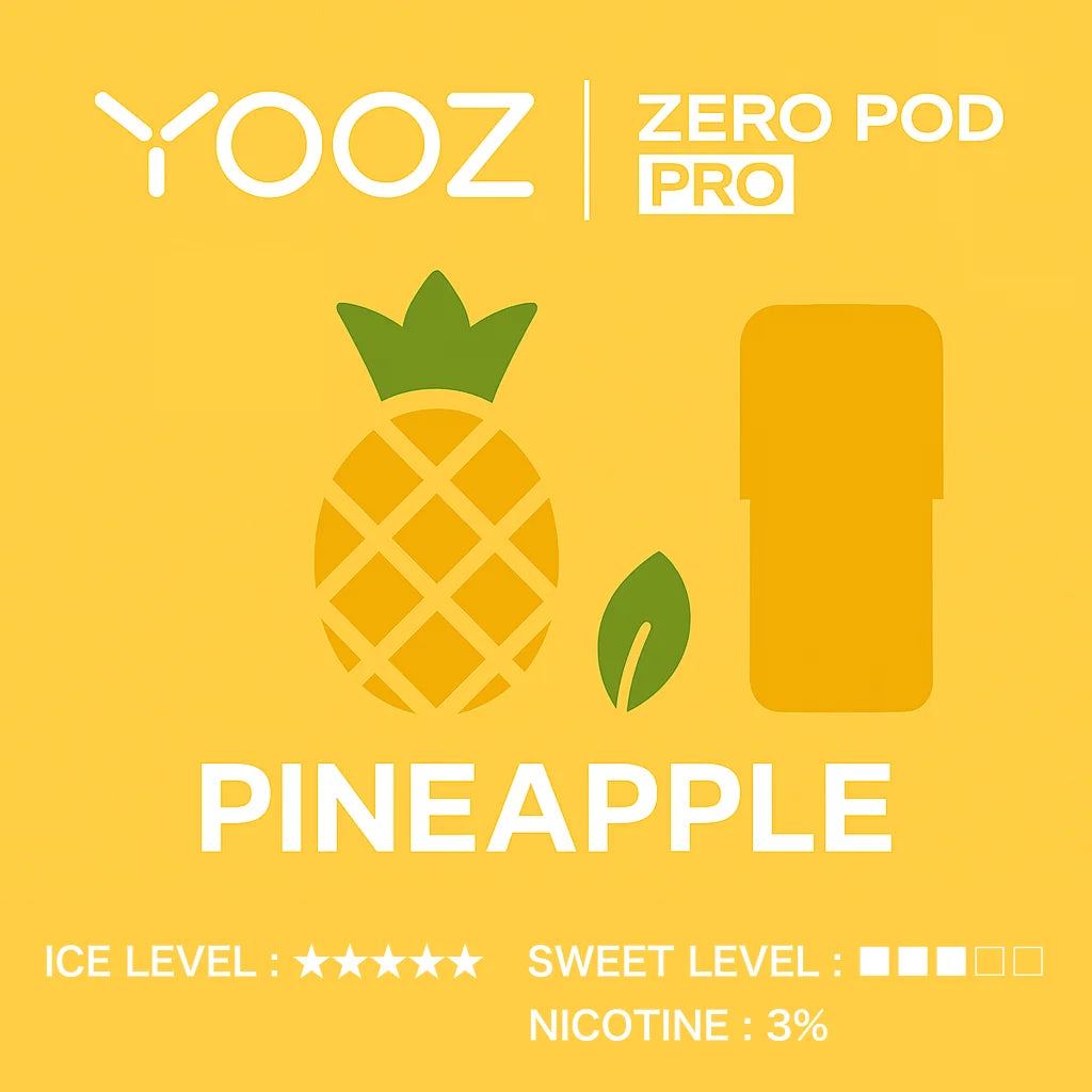 【パイナップル】YOOZニコチンポッド PRO 4個入